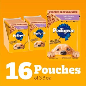 pouch pedigree adulto carne razas pequeñas y grandes x 100 gr
