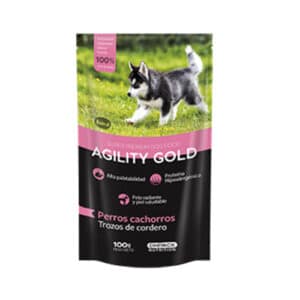 Agility Gold Trozos Cordero Cachorrox100Gr