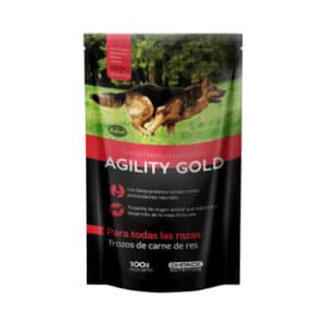 Agility Gold En Trozos de Carne de Res x100Gr